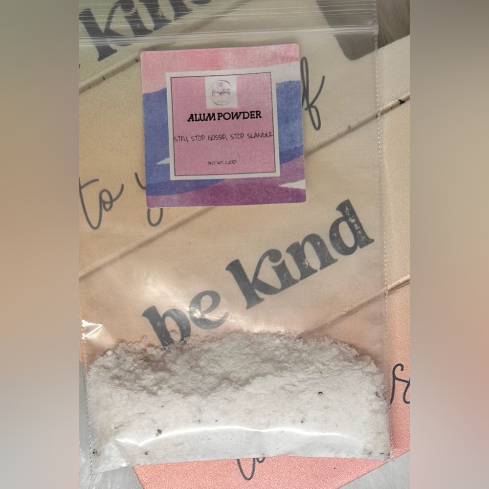 Alum powder herb